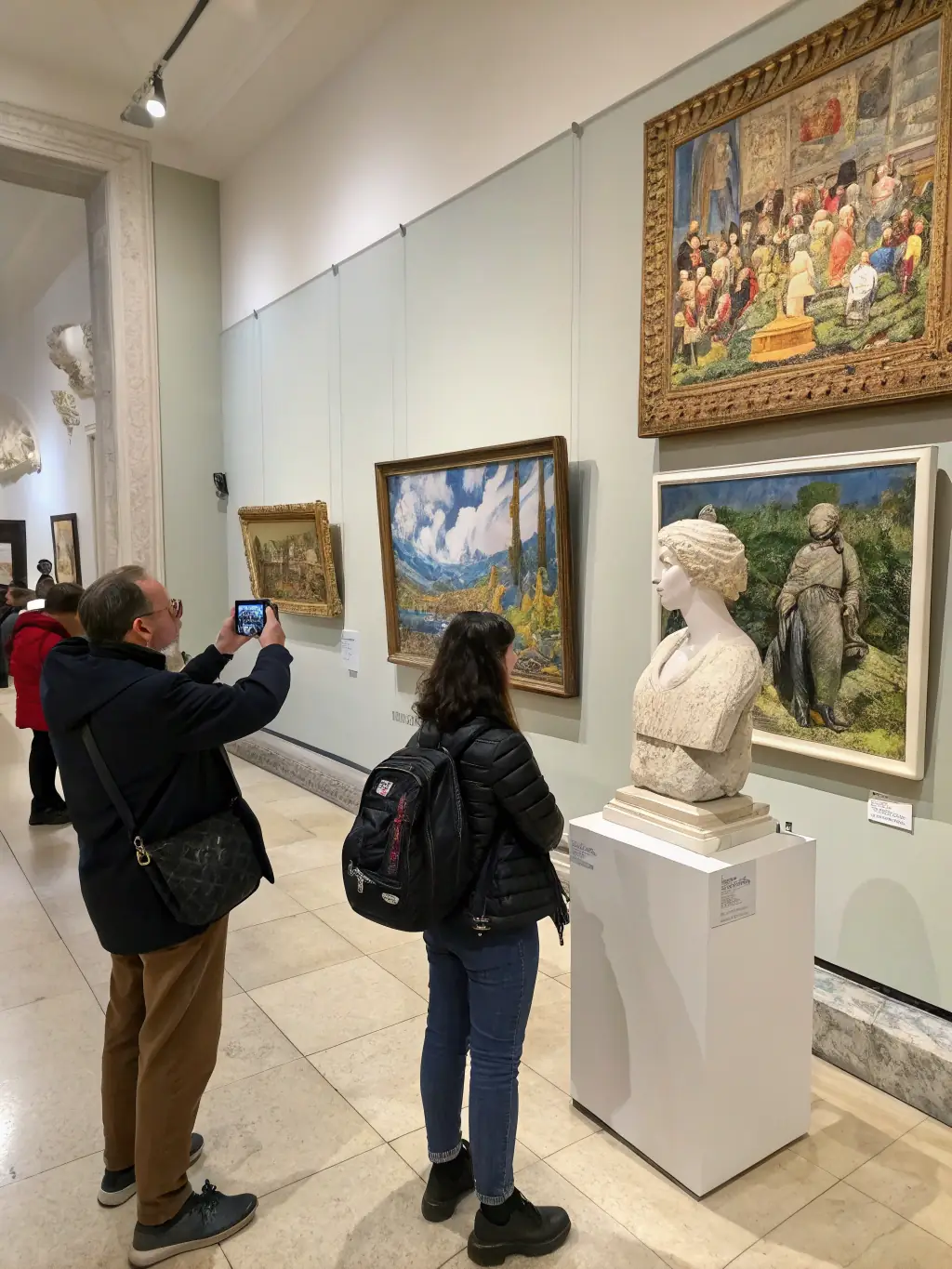 A vibrant image of an art exhibition at La Cabanne Indi-Go, featuring contemporary artwork inspired by coastal themes and ostricultural traditions.